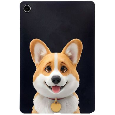 Защитный чехол Deexe Animal Series для Samsung Galaxy Tab A11 Plus (X230/236) - Corgi