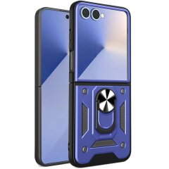 Защитный чехол Deexe Armor Shield (FF) для Samsung Galaxy Flip 7 - Blue