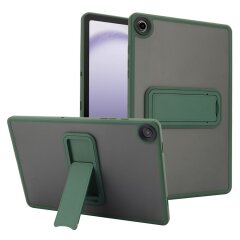 Защитный чехол Deexe Crystal Kickstand для Samsung Galaxy Tab A9 Plus (X210/216) - Green