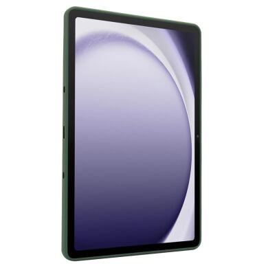Защитный чехол Deexe Crystal Kickstand для Samsung Galaxy Tab A9 Plus (X210/216) - Green
