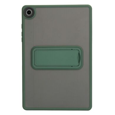 Защитный чехол Deexe Crystal Kickstand для Samsung Galaxy Tab A9 Plus (X210/216) - Green