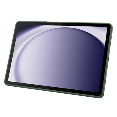 Защитный чехол Deexe Crystal Kickstand для Samsung Galaxy Tab A9 Plus (X210/216) - Green