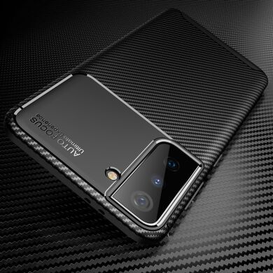 Защитный чехол Deexe Fusion для Samsung Galaxy S21 - Blue