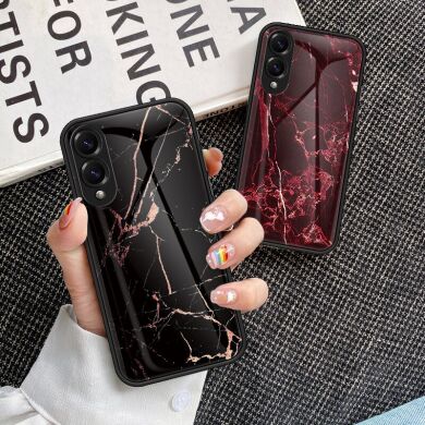 Защитный чехол Deexe Gradient Pattern для Samsung Galaxy S25 Edge (S937) - Black