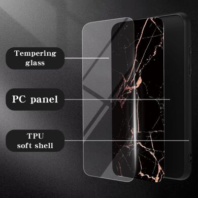 Защитный чехол Deexe Gradient Pattern для Samsung Galaxy S25 Edge (S937) - Black
