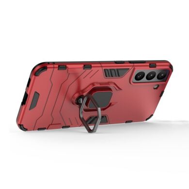 Защитный чехол Deexe Hybrid Case для Samsung Galaxy S22 - Red