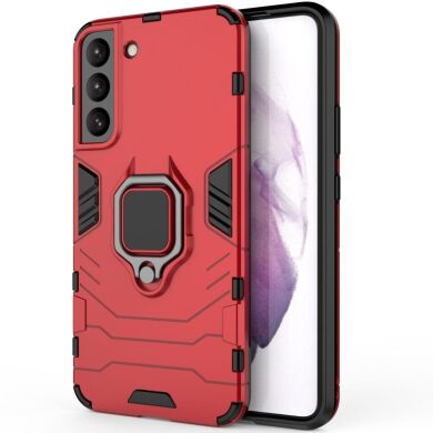 Защитный чехол Deexe Hybrid Case для Samsung Galaxy S22 - Red