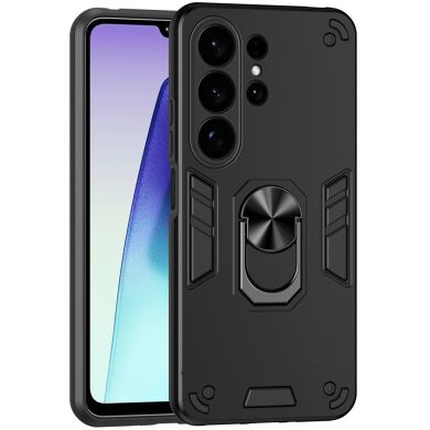 Захисний чохол Deexe Hybrid Shell для Samsung Galaxy S26 Ultra - Black