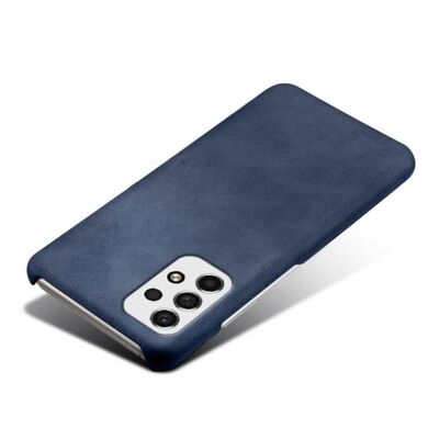 Защитный чехол Deexe Leather Back Cover для Samsung Galaxy A53 (А536) - Blue