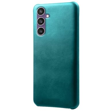 Защитный чехол Deexe Leather Back Cover для Samsung Galaxy S23 FE - Green