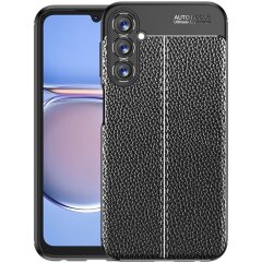 Захисний чохол Deexe Leather Cover для Samsung Galaxy A05s (A057) - Black