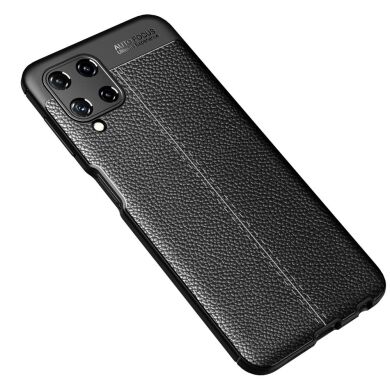 Защитный чехол Deexe Leather Cover для Samsung Galaxy A22 (A225) / M22 (M225) - Black