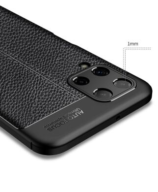 Захисний чохол Deexe Leather Cover для Samsung Galaxy A22 (A225) / M22 (M225) - Black
