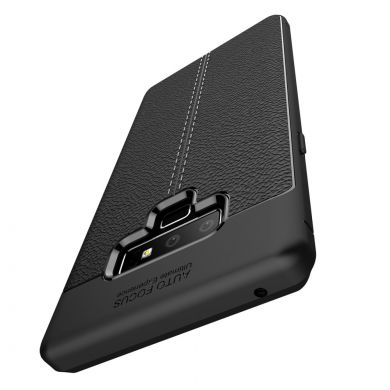 Защитный чехол Deexe Leather Cover для Samsung Galaxy Note 9 (N960) - Grey