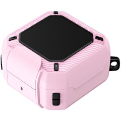 Защитный чехол Deexe Orbit Shield для Samsung Galaxy Buds 4 / Buds 4 Pro - Black / Pink