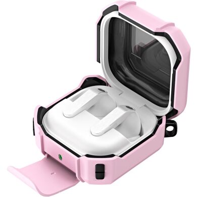 Защитный чехол Deexe Orbit Shield для Samsung Galaxy Buds 4 / Buds 4 Pro - Black / Pink