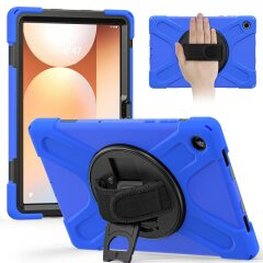 Защитный чехол Deexe Rotation Hybrid для Samsung Galaxy Tab A11 Plus (X230/236) - Blue
