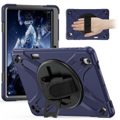 Захисний чохол Deexe Rotation Hybrid для Samsung Galaxy Tab S12 Plus - Navy Blue