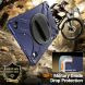 Захисний чохол Deexe Rotation Hybrid для Samsung Galaxy Tab S12 Plus - Navy Blue