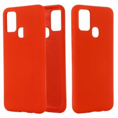 Захисний чохол Deexe Silicone Case для Samsung Galaxy A21s (A217) - Red