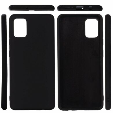 Защитный чехол Deexe Silicone Case для Samsung Galaxy A71 (A715) - Black
