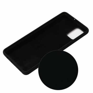 Защитный чехол Deexe Silicone Case для Samsung Galaxy A71 (A715) - Black