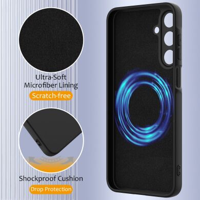 Защитный чехол Deexe Silicone Case with MagSafe для Samsung Galaxy A27 (A276) - Black