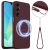 Защитный чехол Deexe Silicone Case with MagSafe для Samsung Galaxy A27 (A276) - Wine Red