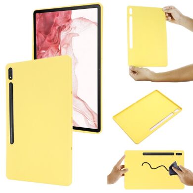 Захисний чохол Deexe Silicone Shell для Samsung Galaxy Tab S10 Plus - Yellow