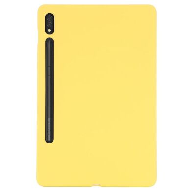 Захисний чохол Deexe Silicone Shell для Samsung Galaxy Tab S9 Ultra (X910/916) - Yellow