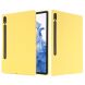 Защитный чехол Deexe Silicone Shell для Samsung Galaxy Tab S9 Ultra (X910/916) - Yellow. Фото 1 из 9