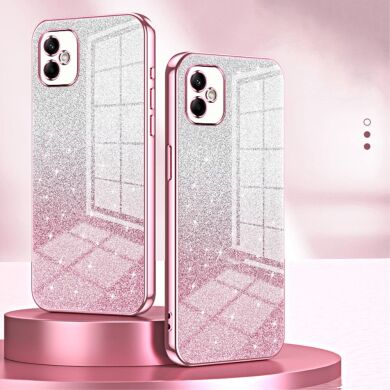 Захисний чохол Deexe Sparkles Cover для Samsung Galaxy A05 (A055) - Pink