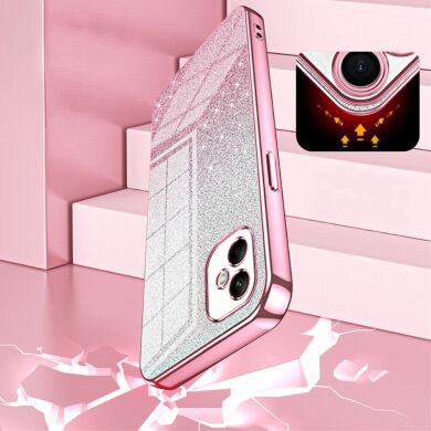 Защитный чехол Deexe Sparkles Cover для Samsung Galaxy A05 (A055) - Pink