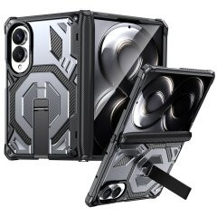 Защитный чехол Deexe Tank Stand для Samsung Galaxy Fold 8 - Grey