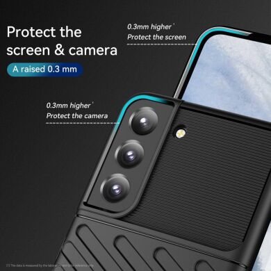 Защитный чехол Deexe Thunder Series для Samsung Galaxy S23 Plus - Blue