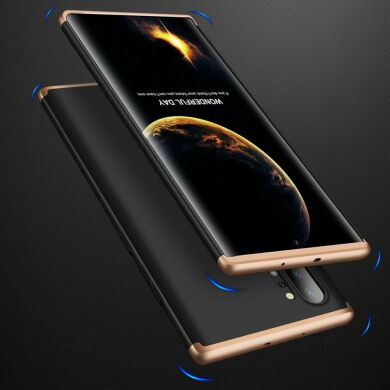Захисний чохол GKK Double Dip Case для Samsung Galaxy Note 10+ (N975), Black / Gold