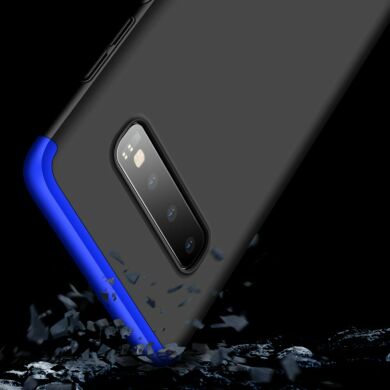 Защитный чехол GKK Double Dip Case для Samsung Galaxy S10 (G973) - Black / Blue