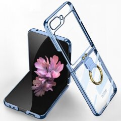 Защитный чехол GKK Elegant Case для Samsung Galaxy Flip 6 - Blue