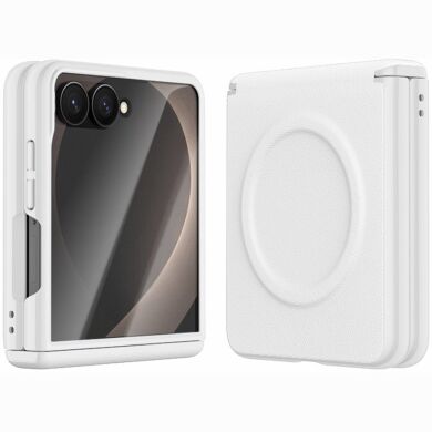 Защитный чехол GKK Magnetic Matte Case для Samsung Galaxy Flip 8 - White
