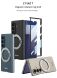Защитный чехол GKK UltraThin Stand для Samsung Galaxy Fold 7 - Black. Фото 2 из 7