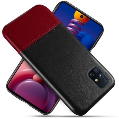 Захисний чохол KSQ Dual Color для Samsung Galaxy M51 (M515) - Black / Wine Red