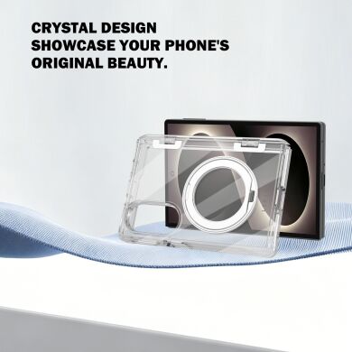 Защитный чехол LEREACH TOC Crystal Ring для Samsung Galaxy Fold 8 - Transparent
