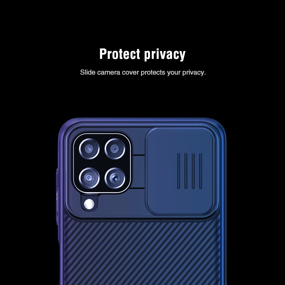 Защитный чехол NILLKIN CamShield Case для Samsung Galaxy A22 (A225) - Blue