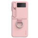 Защитный чехол NILLKIN CamShield Silky Silicone Case (FF) для Samsung Galaxy Flip 4 - Pink. Фото 1 из 17