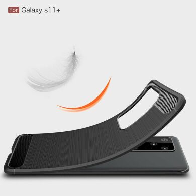 Защитный чехол UniCase Carbon для Samsung Galaxy S20 Ultra (G988) - Red