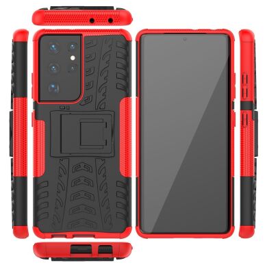 Защитный чехол UniCase Hybrid X для Samsung Galaxy S21 Ultra (G998) - Red