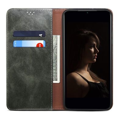 Захисний чохол UniCase Leather Wallet для Samsung Galaxy A04e (A042) - Green