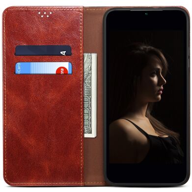 Захисний чохол UniCase Leather Wallet для Samsung Galaxy A17 (A175) - Brown