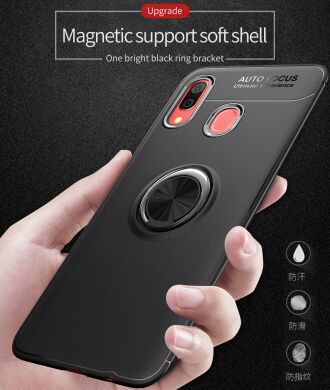 Защитный чехол UniCase Magnetic Ring для Samsung Galaxy A40 (А405) - Black