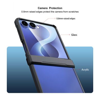 Захисний чохол XUNDD Rugged Case (FF) для Samsung Galaxy Flip 8 - Black